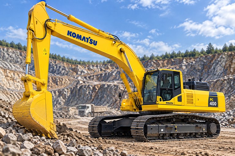 Komatsu excavator