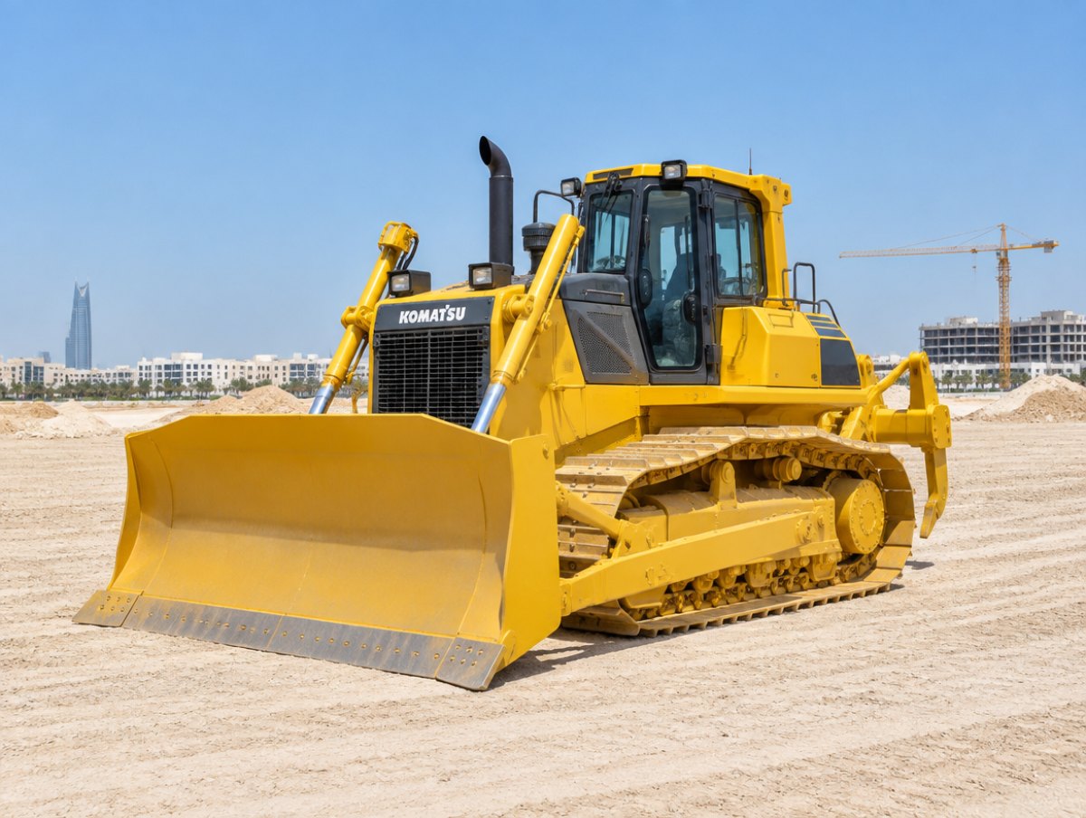 Dozer on an Abu Dhabi site