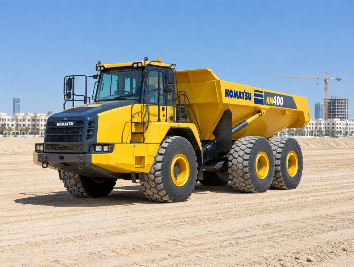 Dumper on an Abu Dhabi site